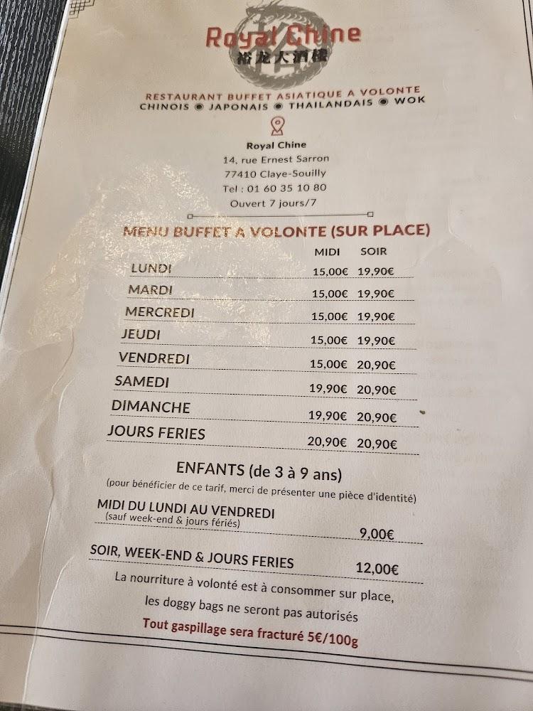 Royal Chine 裕龙大酒楼 - Menu Image 4